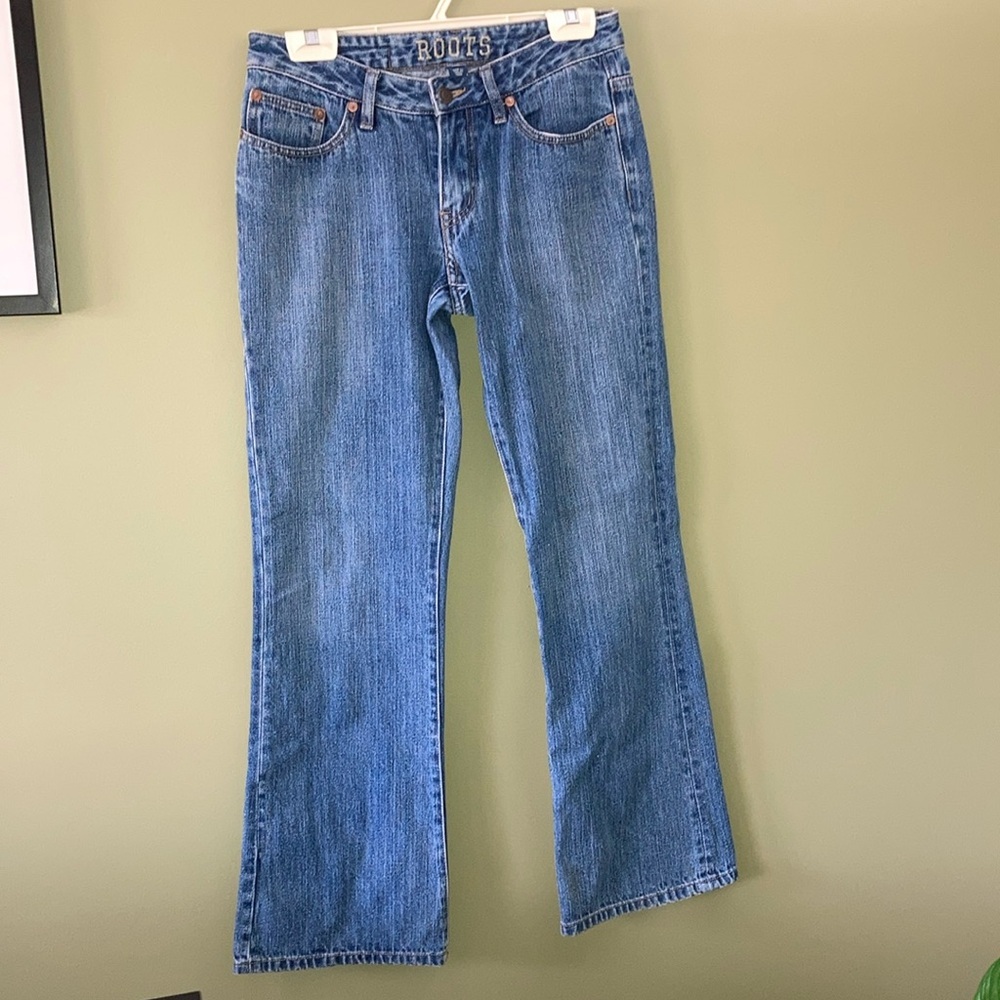 Vintage Roots Blue Flare Denim Jeans